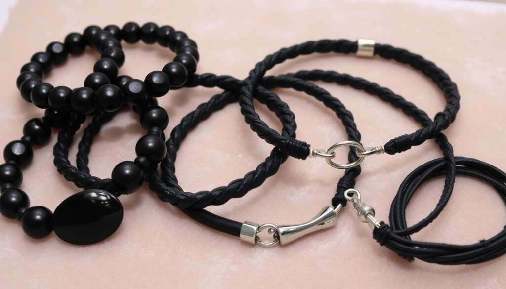 Material gelang hitam populer